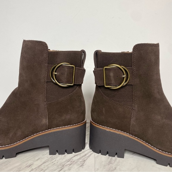 Blondo Dakota Brown Suede Buckle Boot 8M - Picture 8 of 14